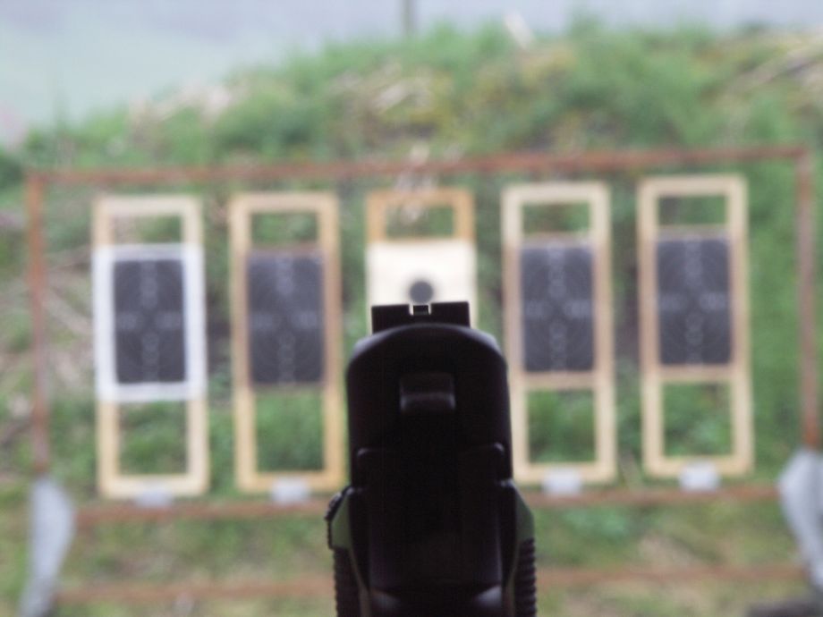 Visée correct avec pistolet